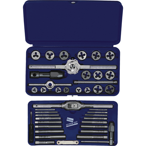 Hanson&reg; Metric Tap & Hex Die Set, 25 Pieces Planification Entrepots Molloy