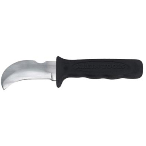 Lineman's Skinning Knife with Hook Blade & Notch Planification Entrepots Molloy