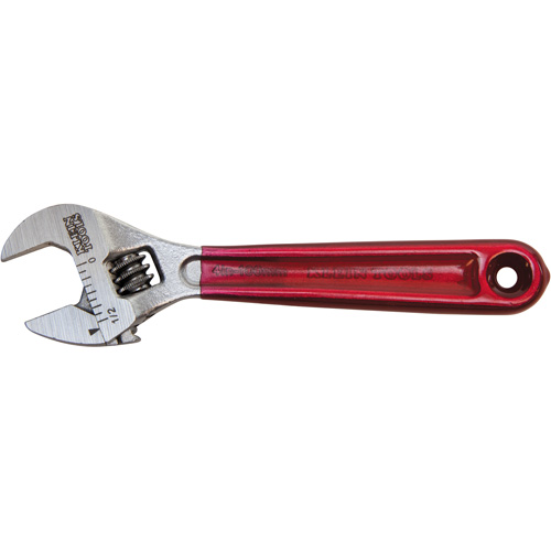 Adjustable Wrench, 4-1/2" L, 1/2" Max Width, Chrome/Polished Planification Entrepots Molloy
