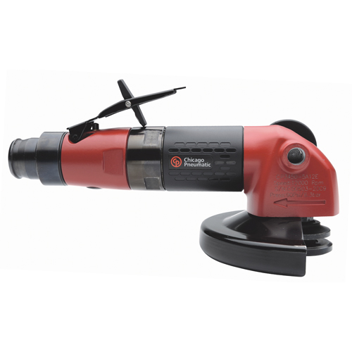 Industrial Angle Grinders, 5" Wheel, 1/2" NPT Inlet, 12000 RPM Planification Entrepots Molloy