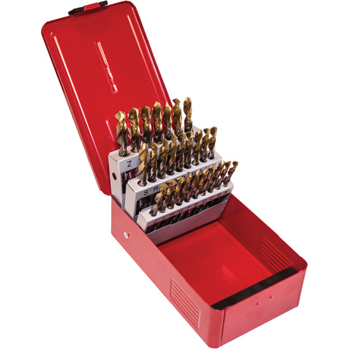 Jobber Drill Set, 26 Pieces, High Speed Steel Planification Entrepots Molloy