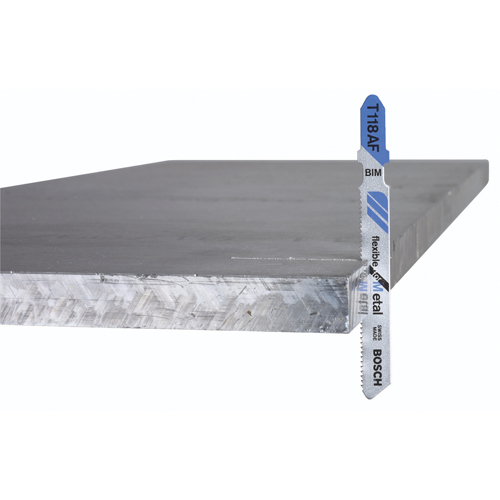 Lame de scie sauteuse flexible, Bim&eacute;tal, 3-5/8" lo, 17-24 dents par pouce Planification Entrepots Molloy