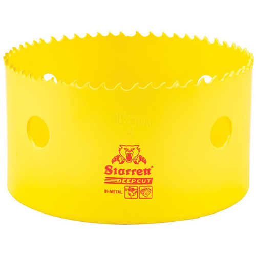 Bi-Metal Holesaw - 4", 4", 2" Depth of Cut, Bi-Metal Planification Entrepots Molloy