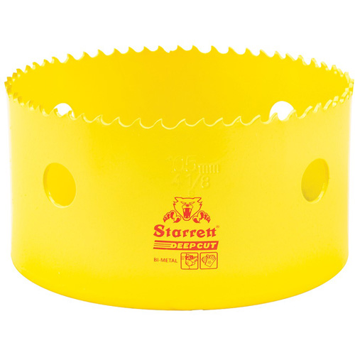Scie &agrave; cloche bim&eacute;tal 4-1/8", 4-1/8", Profondeur de la coupe 2", Bim&eacute;tal Planification Entrepots Molloy