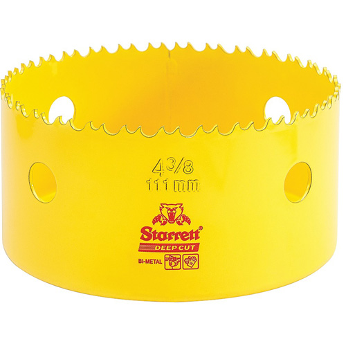 Bi-Metal Holesaw - 4-3/8", 4-3/8", 2" Depth of Cut, Bi-Metal Planification Entrepots Molloy