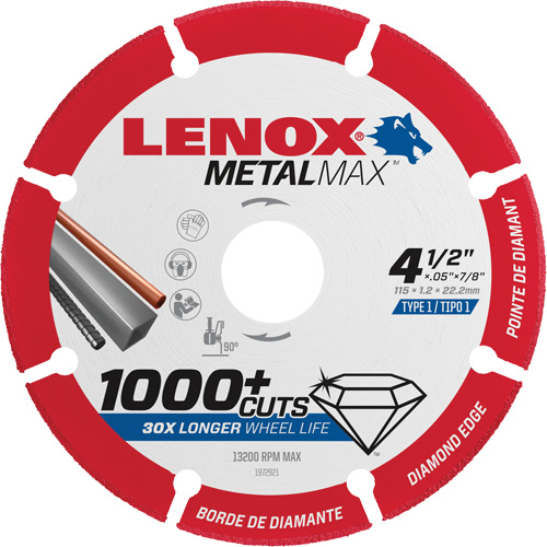 Metalmax Circular Saw Blades, 4-1/2", Metal/Non-Ferrous Use Planification Entrepots Molloy