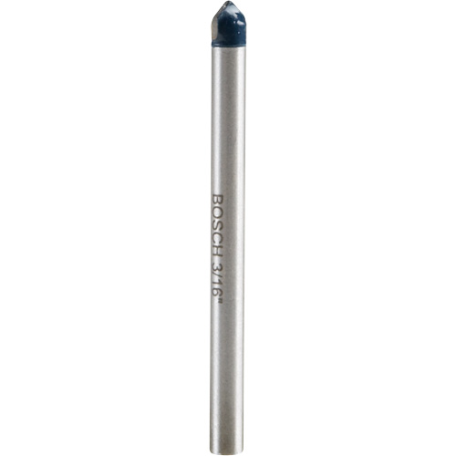 Glass and Tile Bit, Carbide, 4" Flute Planification Entrepots Molloy