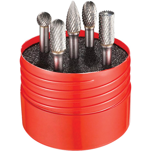Double Cut Rotary Burr Set, 5 Pieces Planification Entrepots Molloy