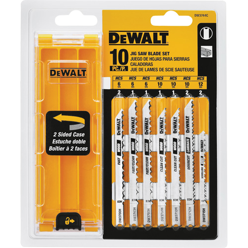 Jeu de lames de scie sauteuse &agrave; queue en U avec &eacute;tui Planification Entrepots Molloy