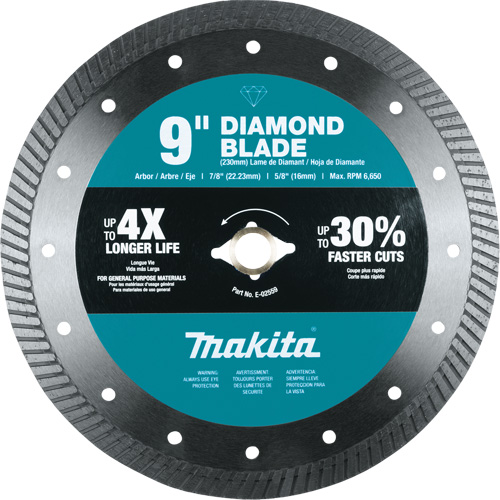 Lame diamant turbo Planification Entrepots Molloy