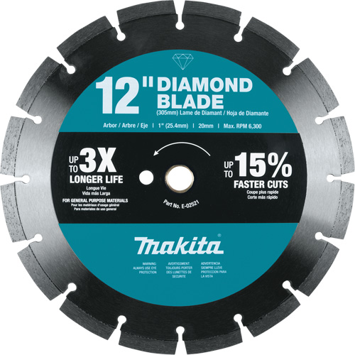 Segmented Rim Diamond Blade Planification Entrepots Molloy