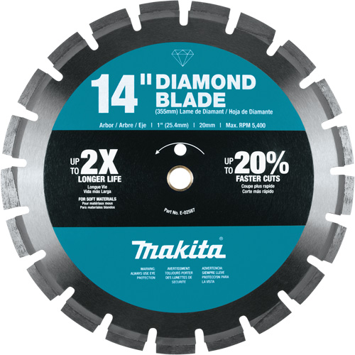 Lame diamant &agrave; bordure segment&eacute;e Planification Entrepots Molloy
