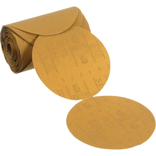 Stikit Gold Paper Sanding Disc Roll, 6" Dia., P120 Grit, Aluminum Oxide Planification Entrepots Molloy