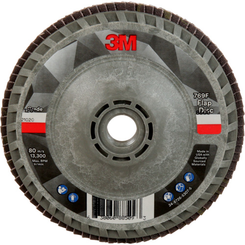 Disque &agrave; lamelles &agrave; changement rapide 769F, 4-1/2" x 5/8"-11, Type 27, Grain 120+, C&eacute;ramique Planification Entrepots Molloy