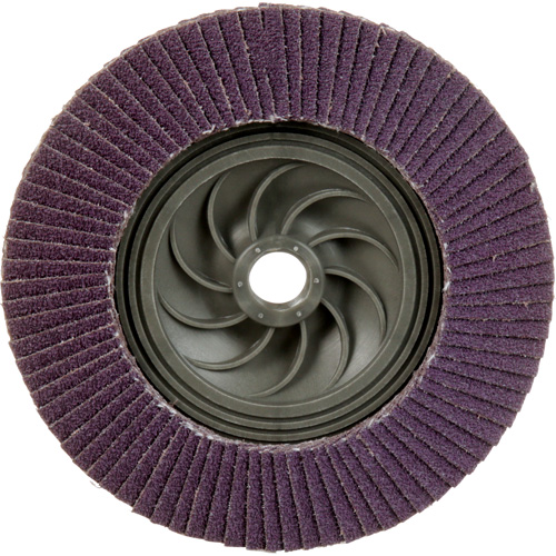 Disque &agrave; lamelles &agrave; changement rapide 769F, 5" x 5/8"-11, Type 29, Grain 60+, C&eacute;ramique Planification Entrepots Molloy