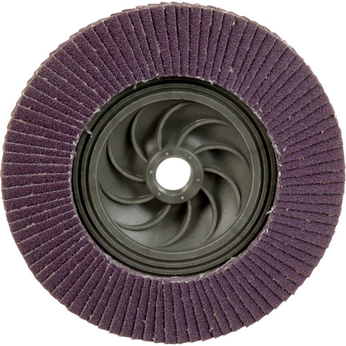 Disque &agrave; lamelles &agrave; changement rapide 769F, 5" x 5/8"-11, Type 29, Grain 80+, C&eacute;ramique Planification Entrepots Molloy
