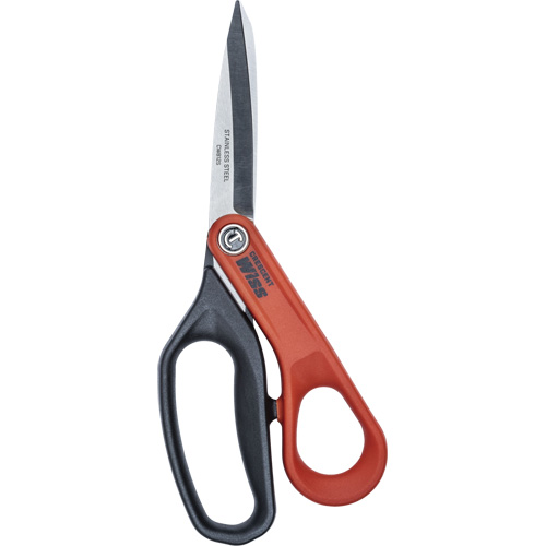 Cisaille tout usage en acier inoxydable pour ouvrier professionnel, 8-1/2", Poign&eacute;e Anneaux Planification Entrepots Molloy