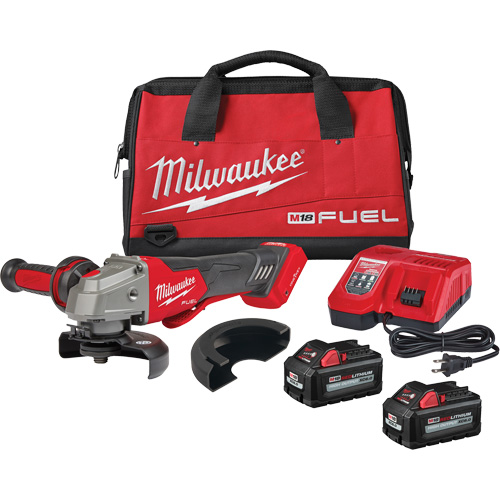 M18 Fuel No-Lock Braking Grinder with One-Key Paddle Switch Kit, 4-1/2" or 5" Wheel, 18 V Planification Entrepots Molloy