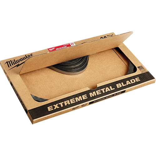 Lame de scie &agrave; ruban &agrave; coupe profonde pour le m&eacute;tal tr&egrave;s &eacute;pais, 44-7/8" lo x 8/10 dents par pouce Planification Entrepots Molloy