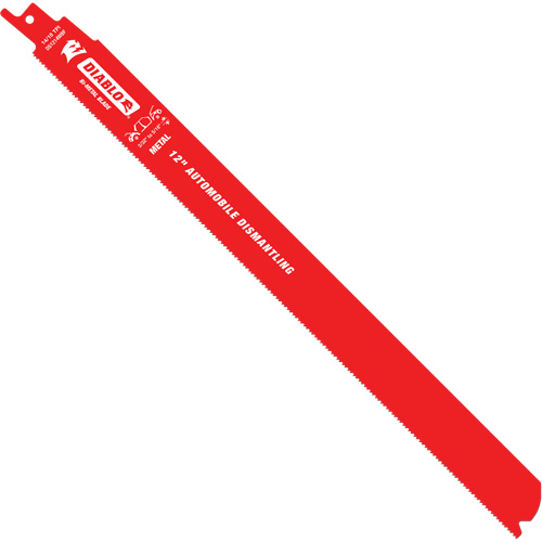 Lame de scie alternative autod&eacute;montage, Bim&eacute;tal, 10-14 Dents par pouce, 12" lo x 1" la Planification Entrepots Molloy