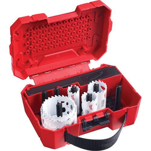 Trousse de scie-cloche &agrave; dents en carbure Hole Dozer, 9 morceaux Planification Entrepots Molloy