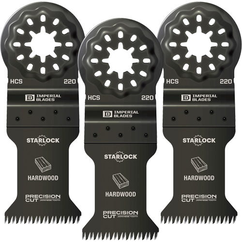 Lames &agrave; dents japonaises 1-3/8" pour le bois dur Starlock Planification Entrepots Molloy
