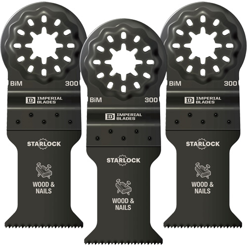 Starlock 1-3/8" Standard Wood & Nails Blades Planification Entrepots Molloy