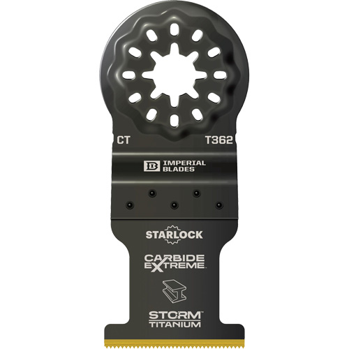Lame en titane pour le m&eacute;tal Carbide Extreme Storm Starlock Planification Entrepots Molloy