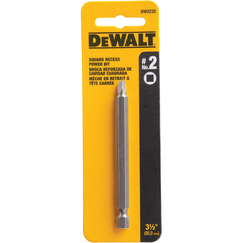 Embout pour outil motoris&eacute;, Carr&eacute;e, Embout #2, Prise 3-1/2", Longueur 3-3/5" Planification Entrepots Molloy