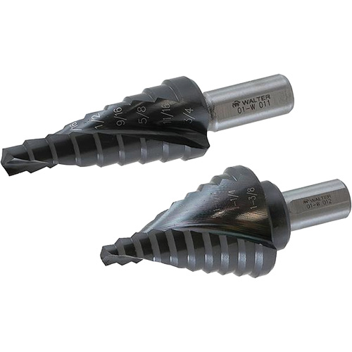 Foret &eacute;tag&eacute; Multi-Step, 1/4" - 1", Titane Planification Entrepots Molloy