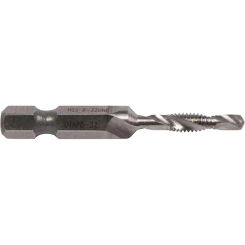 Drill/Tap Bit, #8, High Speed Steel Planification Entrepots Molloy