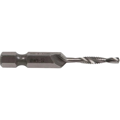 Drill/Tap Bit, #6, High Speed Steel Planification Entrepots Molloy