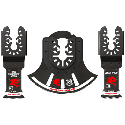 3-Piece Universal Fit Bi-Metal Oscillating Blade Set Planification Entrepots Molloy