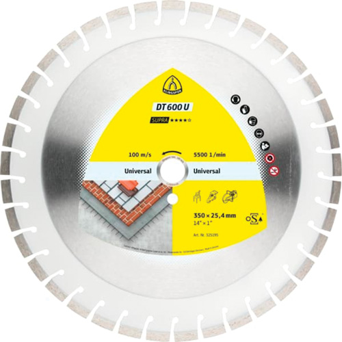 Grandes lames au diamant DT 600 U Supra Planification Entrepots Molloy