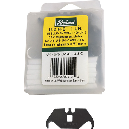 Replacement Hooked Blade, Single Style Planification Entrepots Molloy