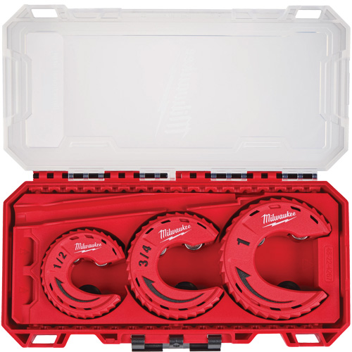 3-Piece Close Quarters Tubing Cutter Set, 1/2"/3/4"/1" Capacity Planification Entrepots Molloy