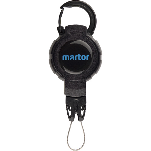 Extracteur d'outil en plastique avec longe, R&eacute;tractable, Attache/boucle Planification Entrepots Molloy