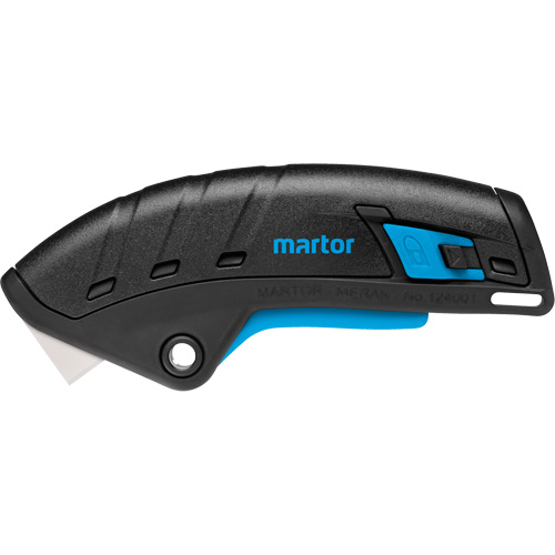 Couteau de s&eacute;curit&eacute; r&eacute;tractable Secunorm Merak, 9 mm, C&eacute;ramique, Robuste, Prise en Plastique Planification Entrepots Molloy