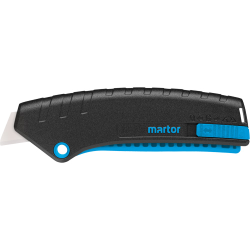 Couteau de s&eacute;curit&eacute; r&eacute;tractable Secunorm Mizar, 13 mm, C&eacute;ramique, Robuste, Prise en Plastique Planification Entrepots Molloy