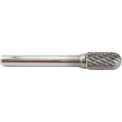 Fraise en carbure cylindrique &agrave; coupe agressive &agrave; extr&eacute;mit&eacute; arrondie, SC-3, 3/8" dia., 3/4" profondeur de la coupe Planification Entrepots Molloy