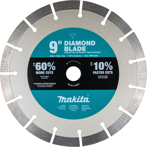 Ultra-Premium Plus Diamond Blade, Segmented, General Purpose Planification Entrepots Molloy