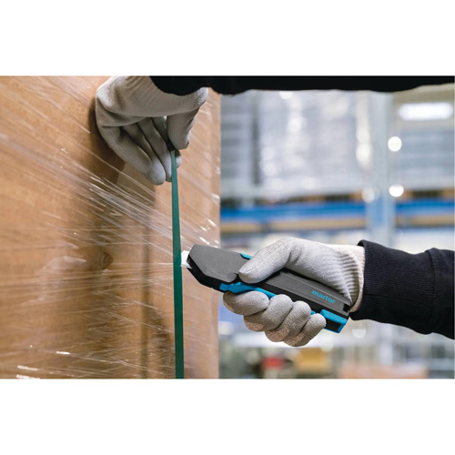 Couteau de s&eacute;curit&eacute; SECUPRO 425 avec lame trap&eacute;zoidale &agrave; pointe arrondie, 21 mm, Prise en Plastique Planification Entrepots Molloy