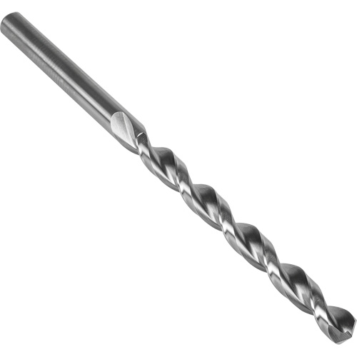 Parabolic Flute Taper Length Drill Bit, 9.50 mm, High Speed Steel, 115 mm Flute, 135° Point Planification Entrepots Molloy