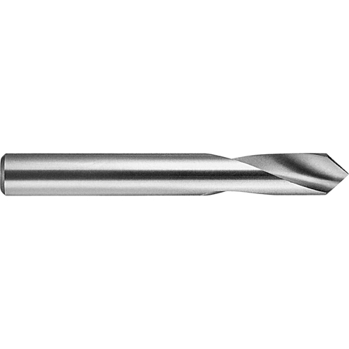 Spotting Drill, Bright, Short Length, 1/2", High Speed Steel, 120° Point Planification Entrepots Molloy