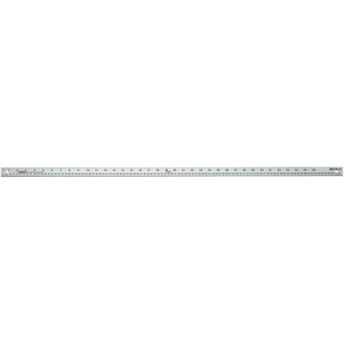 Inch/Metric Meter Stick, 3.28'/1 m L, Aluminum, 1/8" (1 mm) Graduations Planification Entrepots Molloy