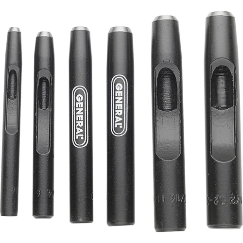 Hollow Steel Punch Set, 6 Pieces Planification Entrepots Molloy