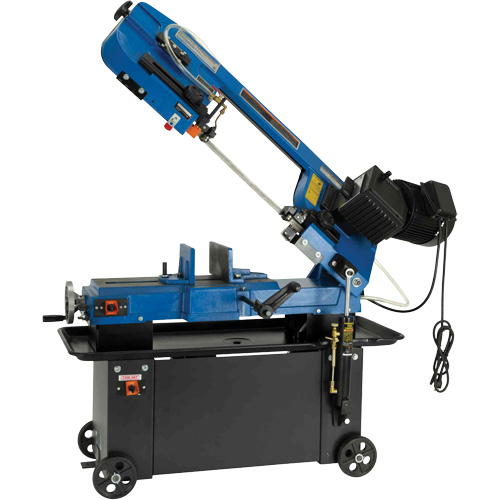 Scie &agrave; ruban pour m&eacute;tal JHVG-712, Horizontal, Capacit&eacute; de coupe 7" rond et 7" x 12" rectangulaire Planification Entrepots Molloy