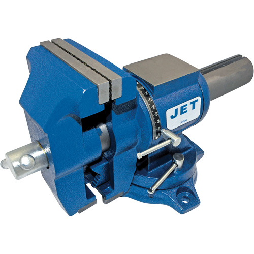 Multi-Purpose Heavy-Duty Vise, 5" Jaw Width, 3" Throat Depth Planification Entrepots Molloy