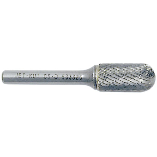 JET-KUT Round Nose Shape Burr, 3/8" Dia., 3/4" Depth of Cut Planification Entrepots Molloy