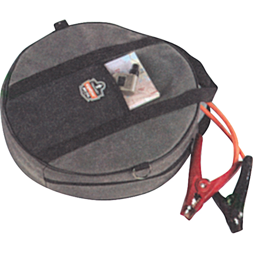 Cable Organizer, Polyester, 1 Pockets, Black Planification Entrepots Molloy